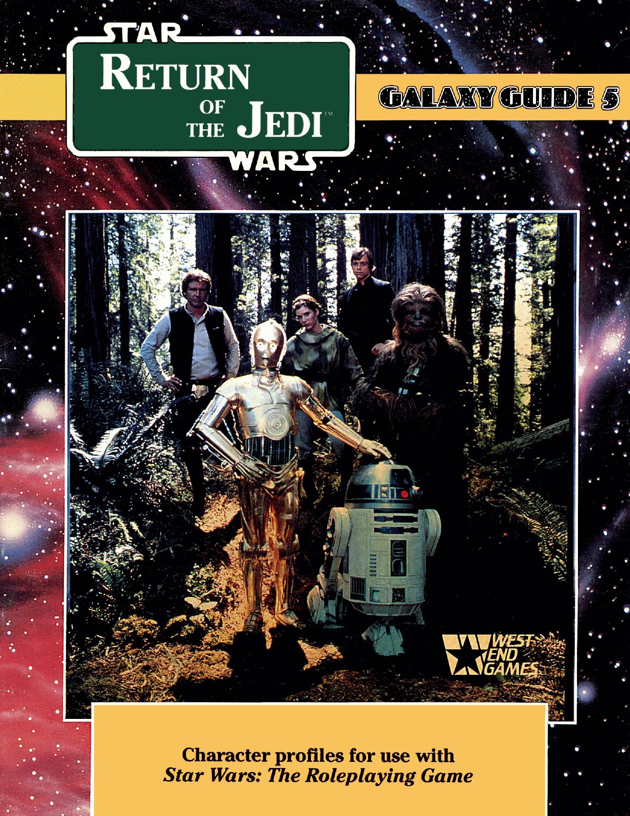 West End Games - Star Wars - Galaxy Guide 05 by Return of the Jedi