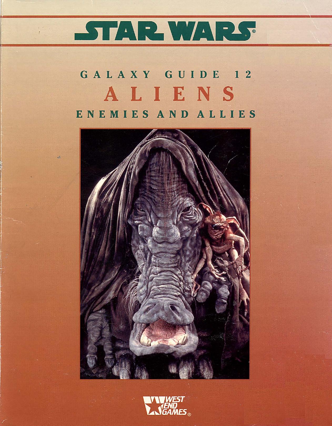 West End Games - Star Wars - Galaxy Guide 12 - Aliens by Enemies & Allies