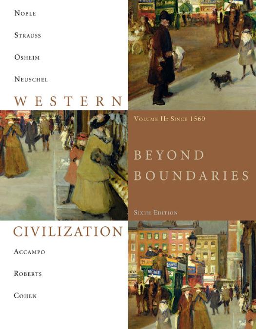 Western Civilization: Beyond Boundaries, Volume 2 Since 1560 by unknow