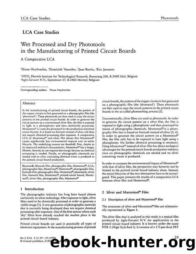 Wet processed and dry phototools in the manufacturing of printed circuit boards by Unknown