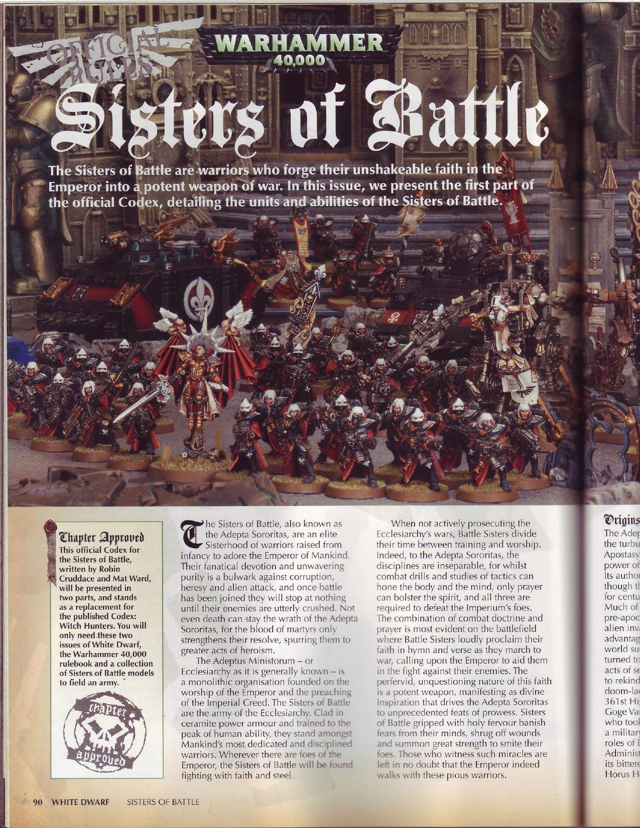 Wh40k - Sisters of Battle by Codex (5e)