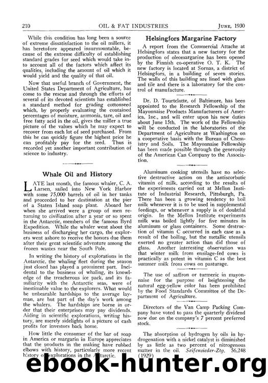 Whale oil and history by Unknown