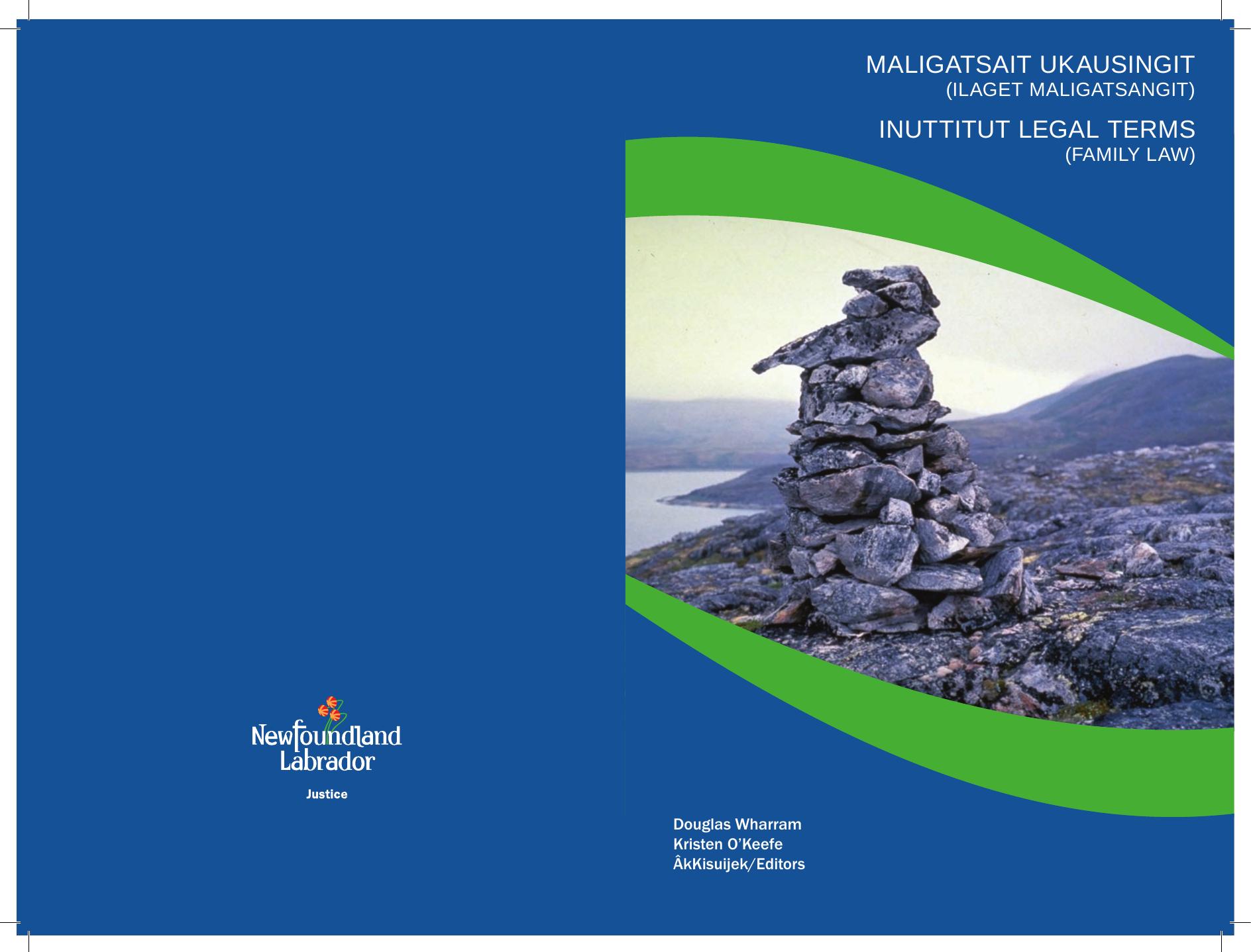 Wharram Douglas. Inuttitut legal terms (family law) by Unknown