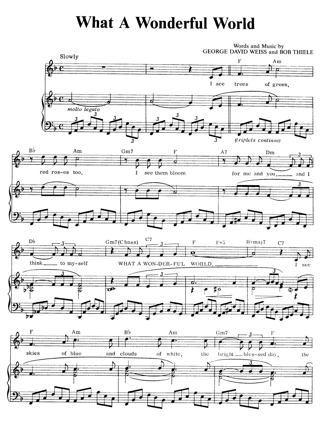 What A Wonderful World by Louis Armstrong