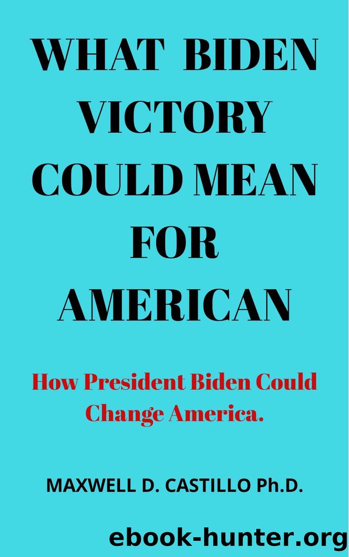 What Biden Victory Could Mean For American: How President Biden Could Change America by Maxwell D. Castillo Ph.D