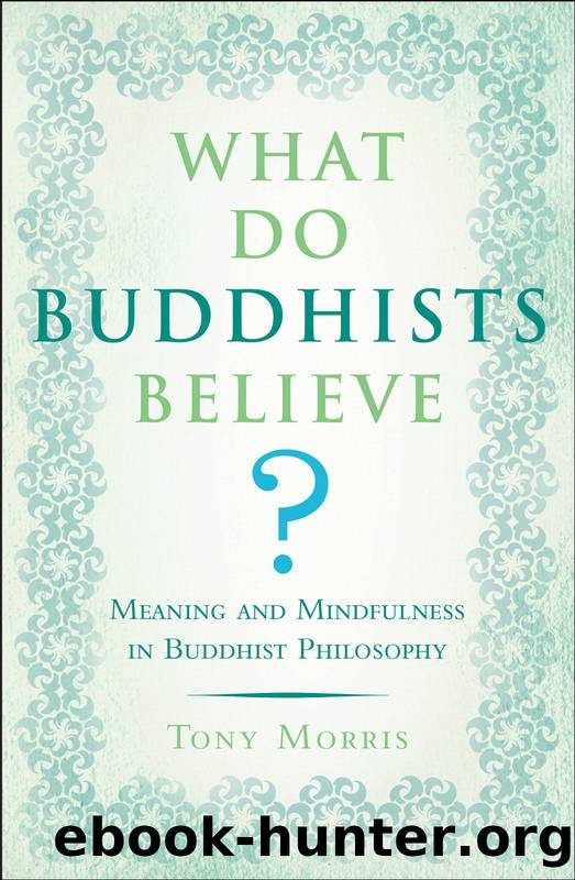 What Do Buddhists Believe? by Tony Morris