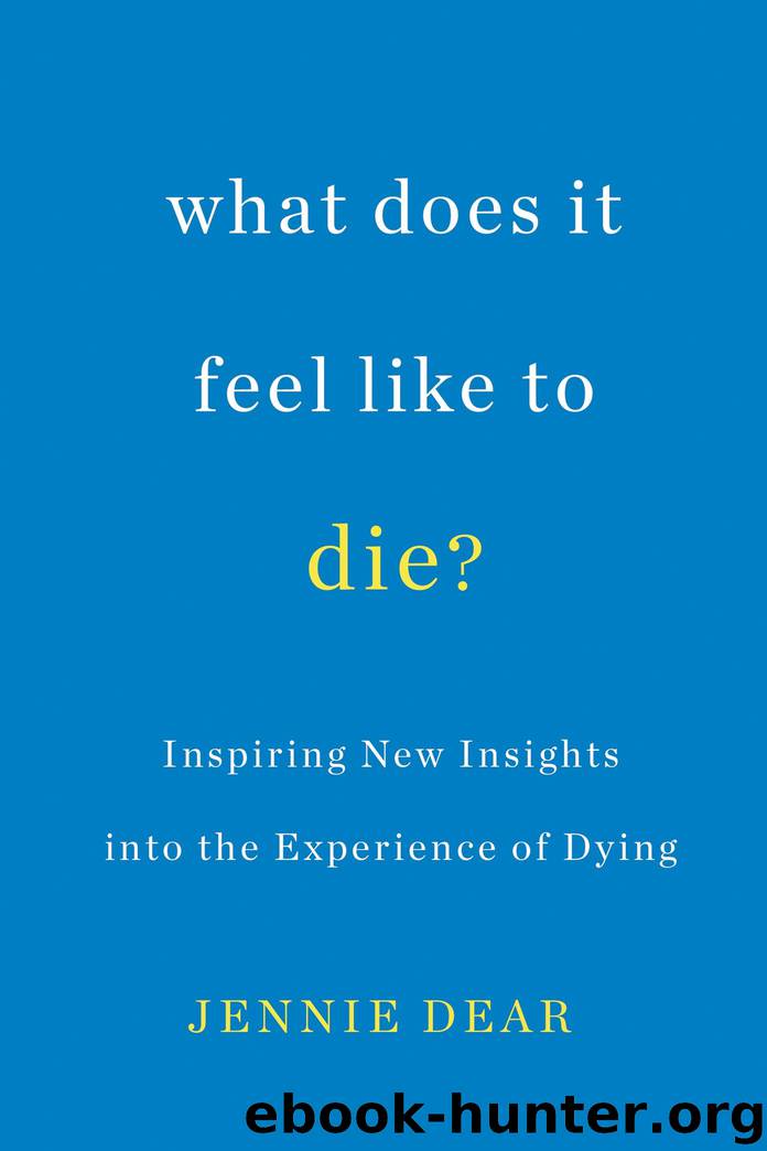 What Does It Feel Like to Die? by Jennie Dear