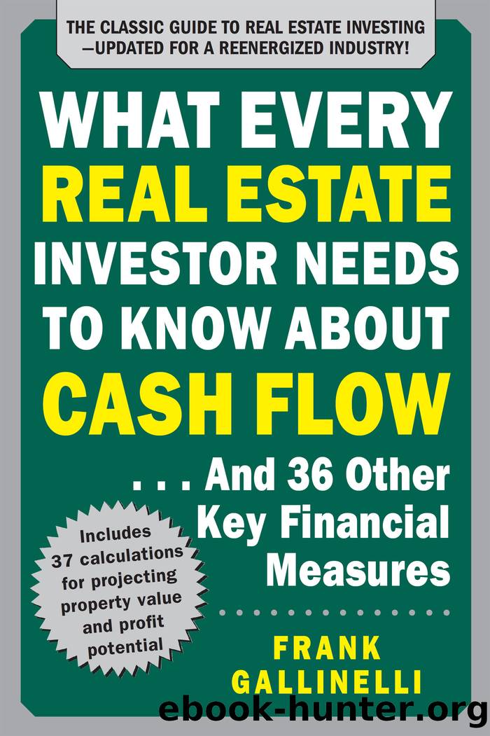 What Every Real Estate Investor Needs to Know About Cash Flow... and 36 Other Key Financial Measures, Updated Edition by Frank Gallinelli