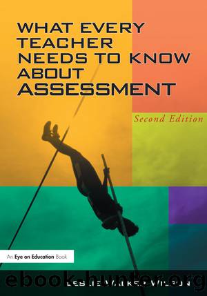 What Every Teacher Needs to Know about Assessment by Wilson Leslie Walker;