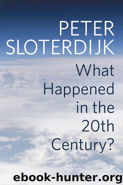 What Happened in the Twentieth Century? by Peter Sloterdijk
