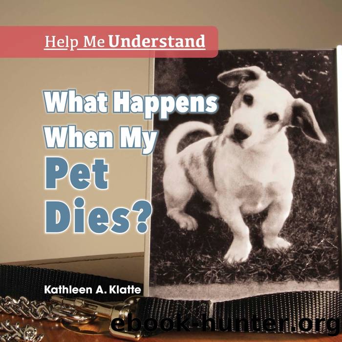 What Happens When My Pet Dies? by Kathleen A. Klatte