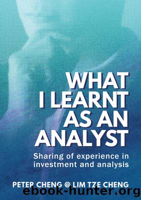 What I Learnt as an Analyst by tze cheng lim