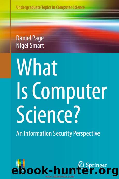 What Is Computer Science: An Information Security Perspective by Unknown