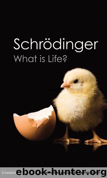 What Is Life? (Canto Classics) by Erwin Schrodinger