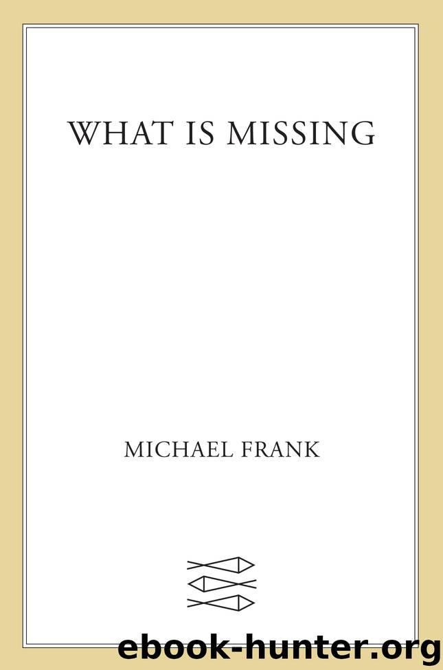What Is Missing by Michael Frank