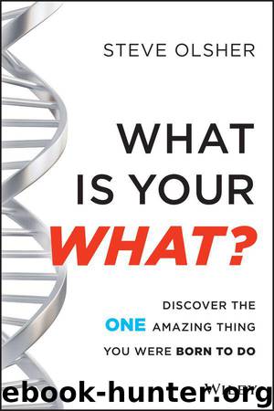 What Is Your WHAT: Discover The One Amazing Thing You Were Born To Do by Steve Olsher