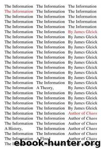 What Just Happened: A Chronicle From the Information Frontier by James Gleick