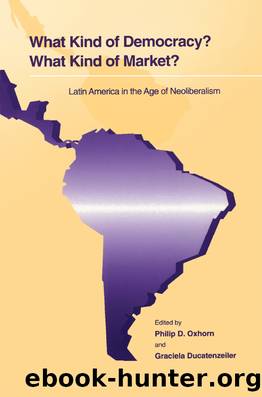 What Kind of Democracy? What Kind of Market? by Philip D. Oxhorn Graciela Ducatenzeiler