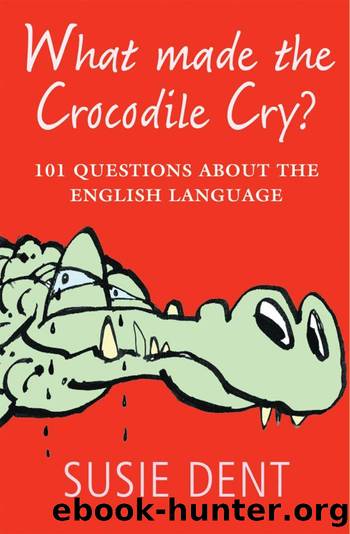 What Made The Crocodile Cry by Susie Dent