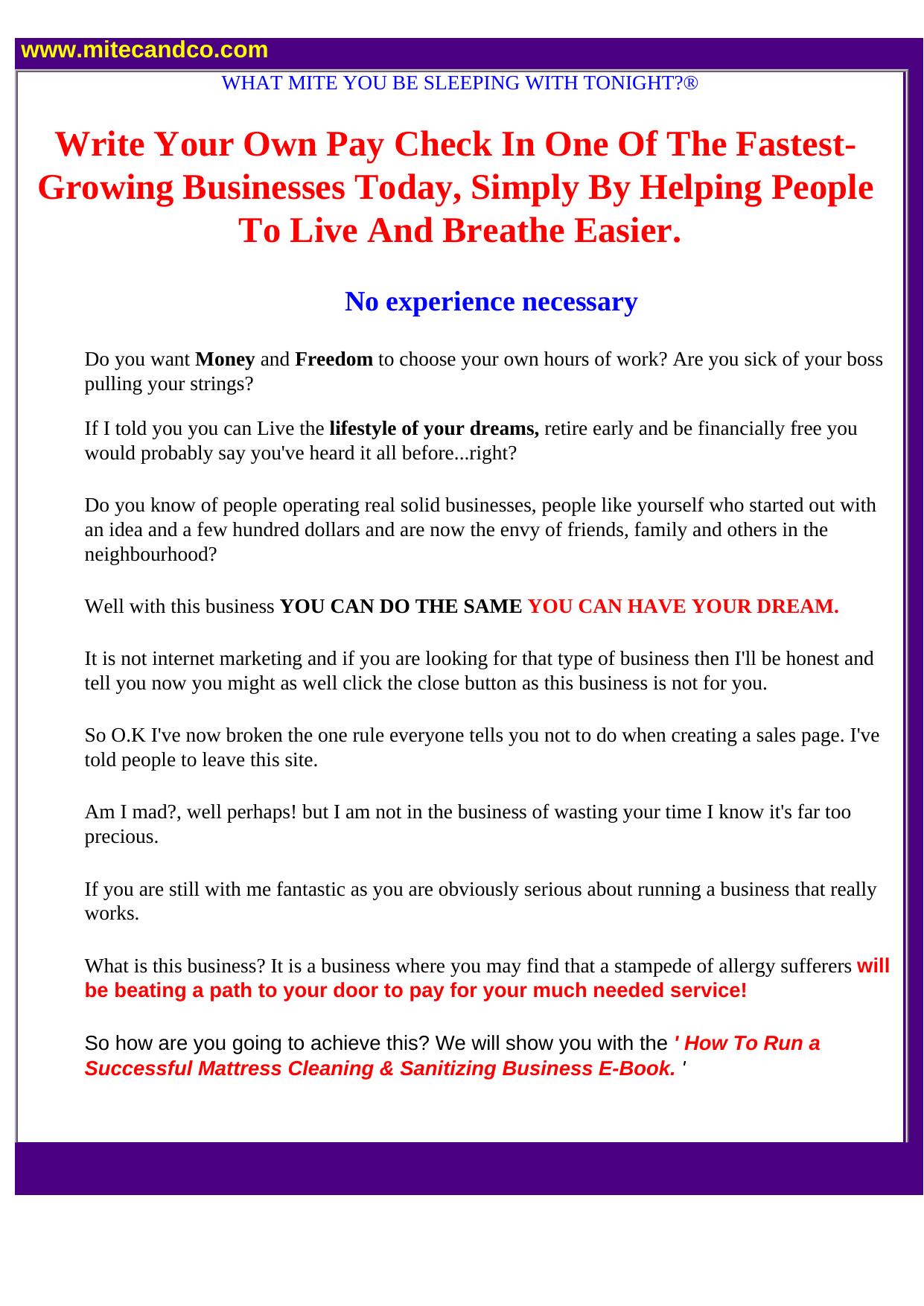 What Mite You Be Sleeping With - by Best of Kuszter's Collection