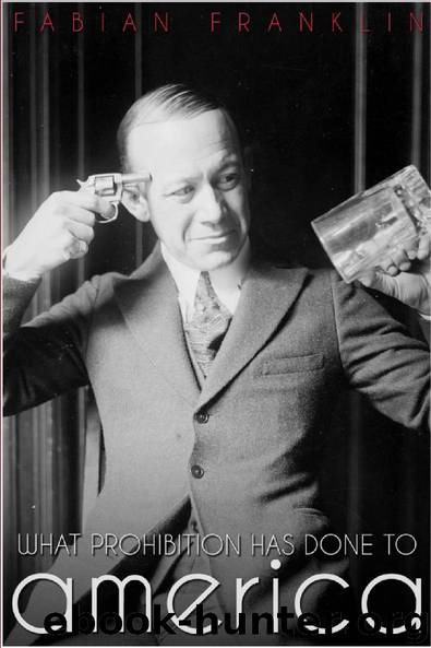 What Prohibition Has Done to America by Fabian Franklin