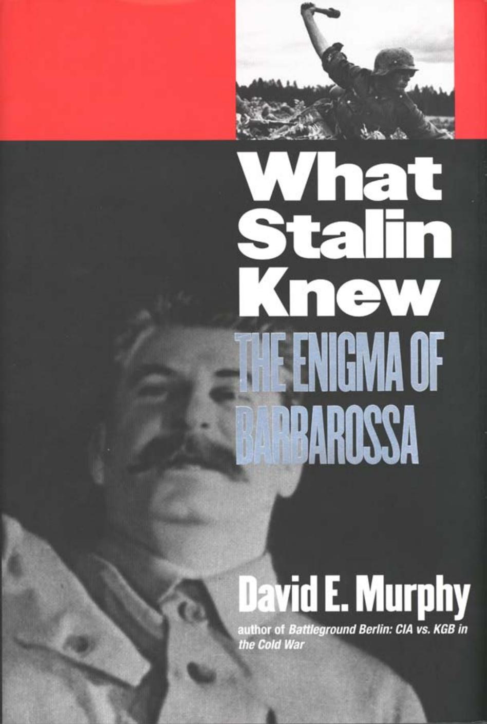 What Stalin knew : the enigma of Barbarossa by David E Murphy