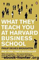 What They Teach You at Harvard Business School by Philip Delves Broughton
