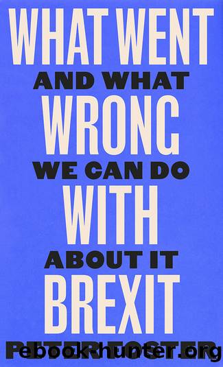 What Went Wrong with Brexit by Peter Foster