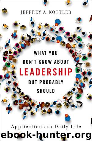 What You Don’t Know About Leadership, but Probably Should by Jeffrey A. Kottler