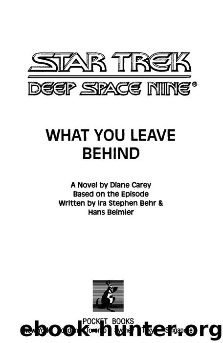 What You Leave Behind by Diane Carey