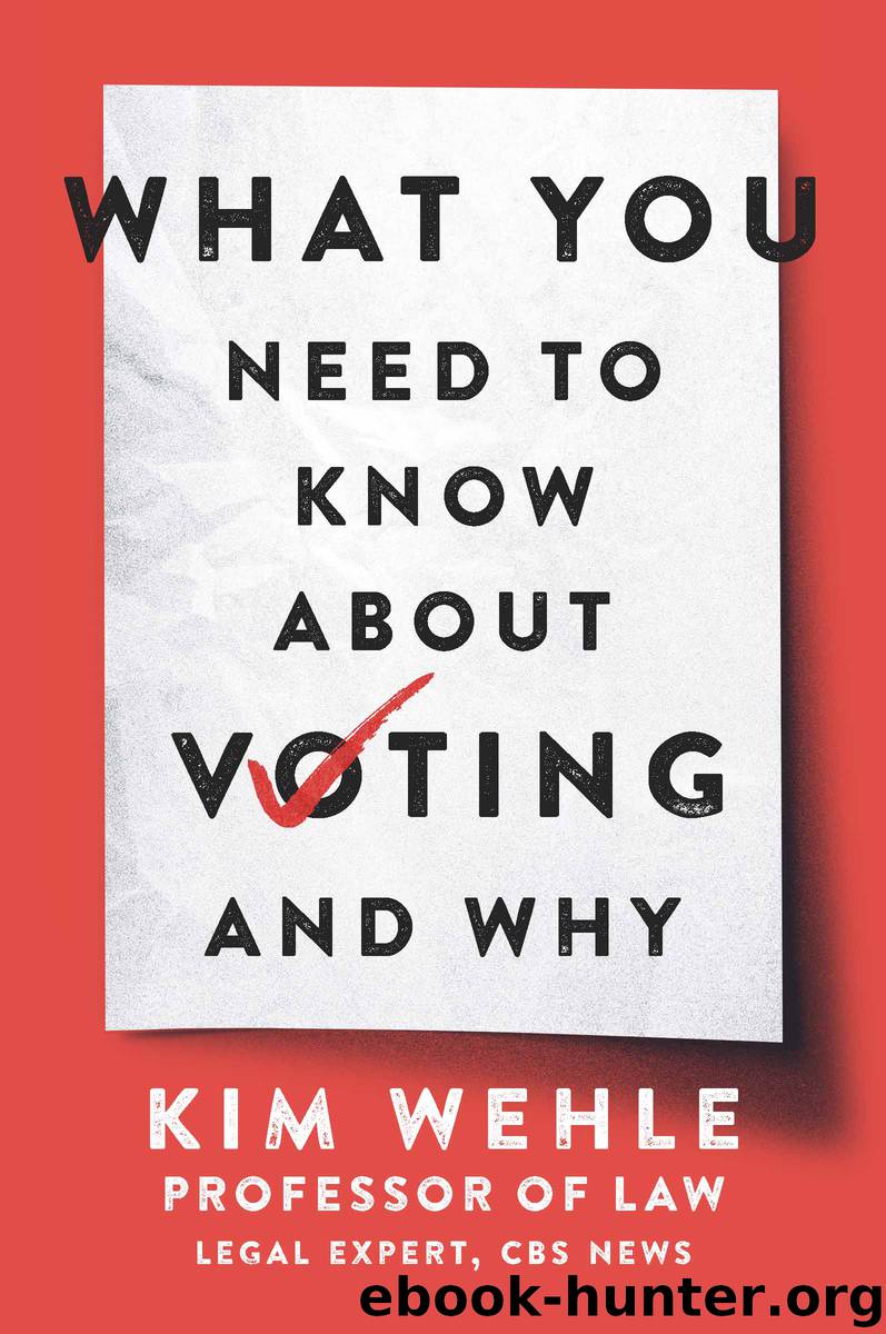 What You Need to Know About Voting—and Why by Kim Wehle