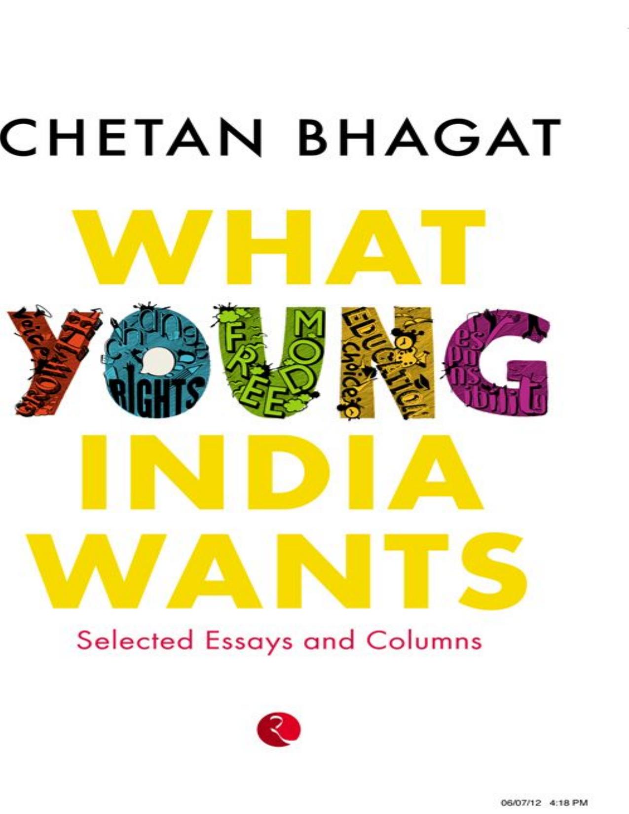 What Young India Wants by Chetan Bhagat