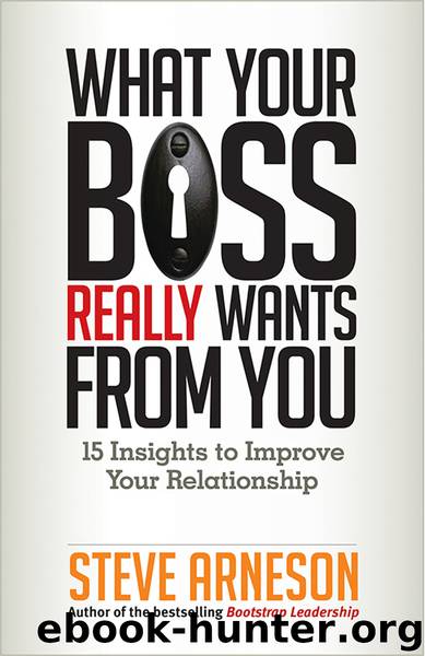 What Your Boss Really Wants from You by Steve Arneson