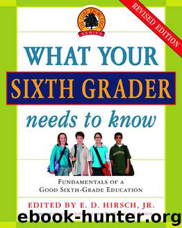 What Your Sixth Grader Needs to Know: Fundamentals of a Good Sixth-Grade Education by E.D. Hirsch Jr