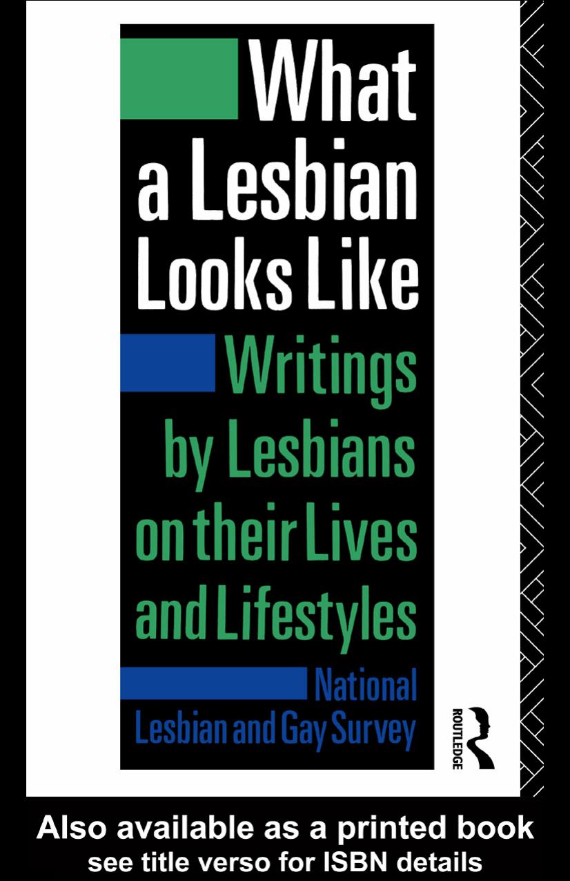 What a Lesbian Looks Like by National Lesbian and Gay Survey