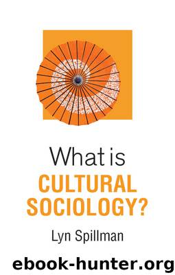 What is Cultural Sociology? by Lyn Spillman