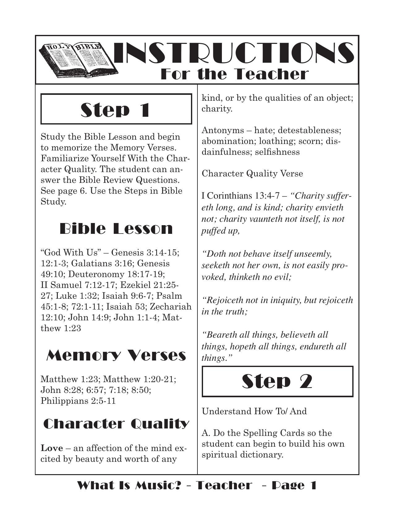What is Music? - Teach 1 by Teach 1#498D