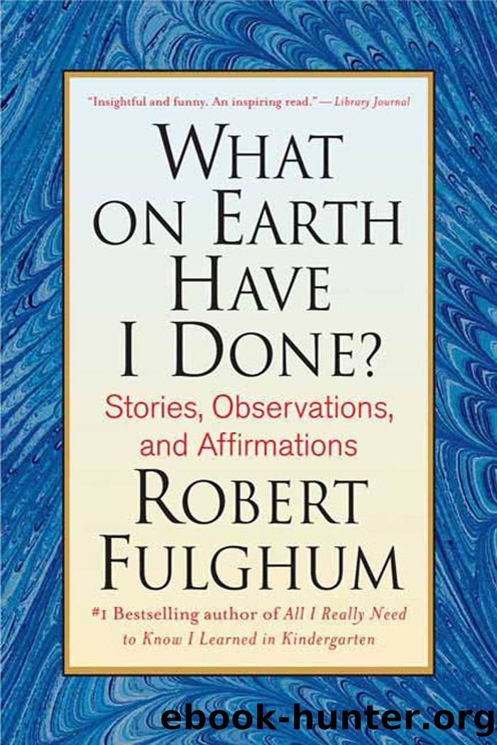 What on Earth Have I Done? by Robert Fulghum