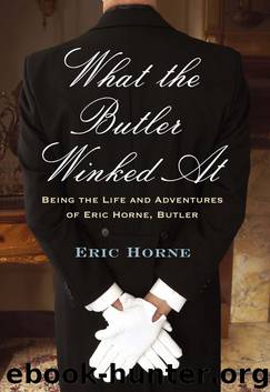 What the Butler Winked At by Eric Horne