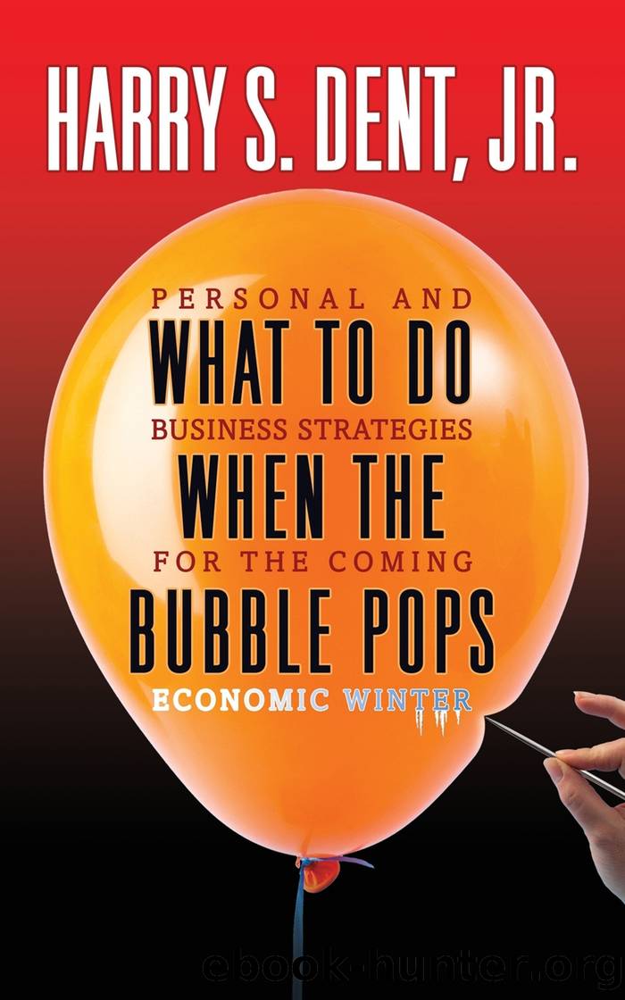 What to Do When the Bubble Pops by Harry S. Dent Jr