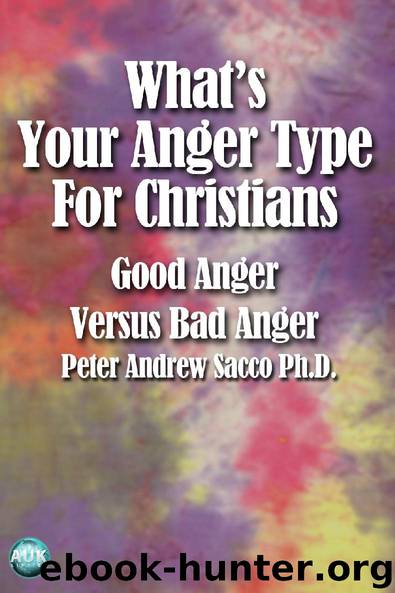 What's Your Anger Type for Christians by Peter Sacco