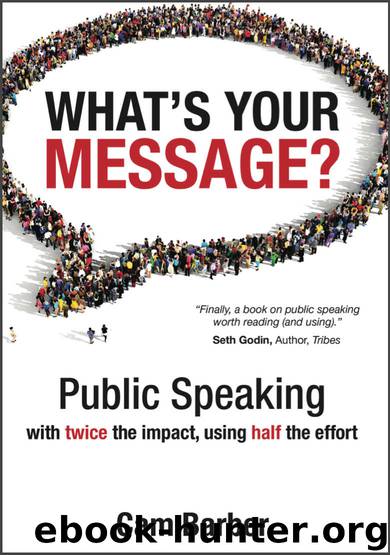 What's Your Message by Cam Barber