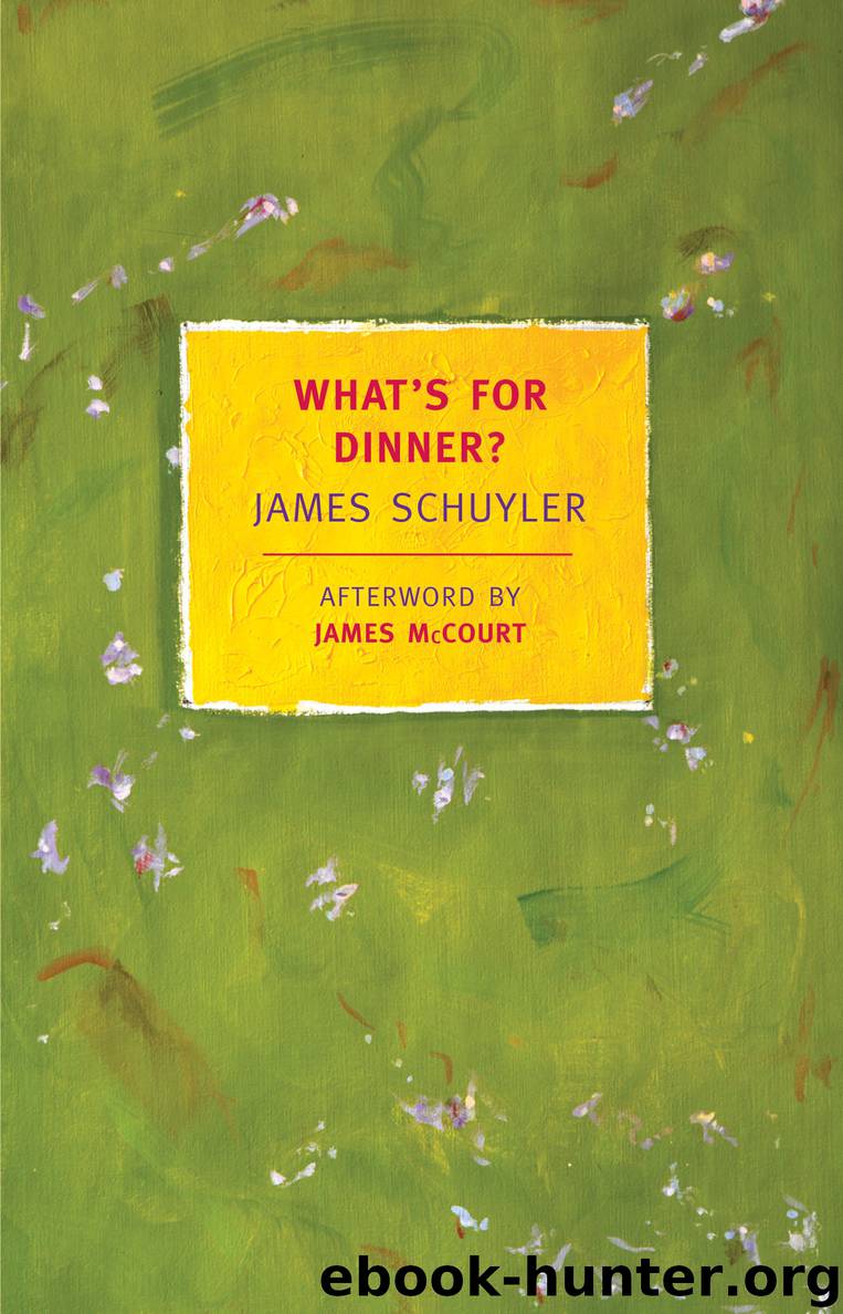 What's for Dinner? by James Schuyler