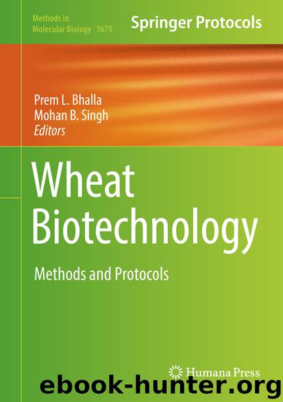 Wheat Biotechnology by Prem L. Bhalla & Mohan B. Singh