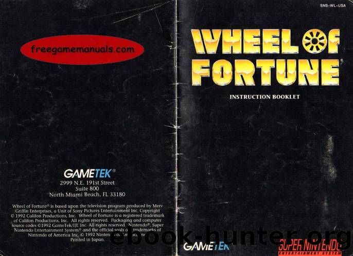 Wheel of Fortune (USA)-manual by Unknown