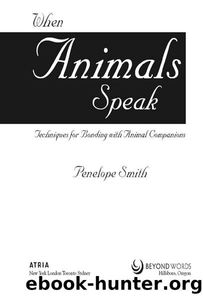 When Animals Speak by Penelope Smith