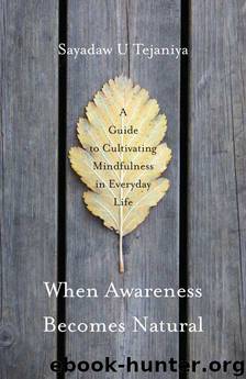 When Awareness Becomes Natural by Sayadaw U Tejaniya