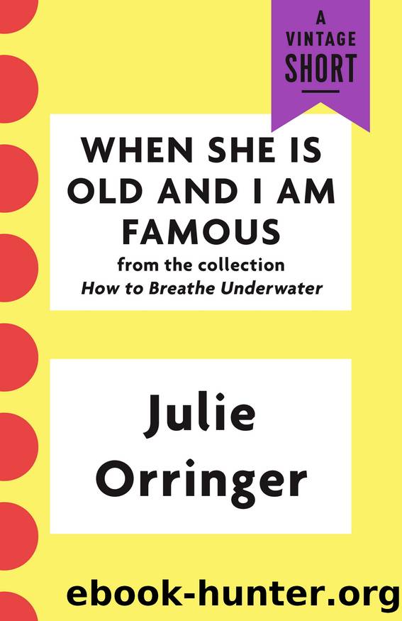 When She Is Old and I Am Famous by Julie Orringer