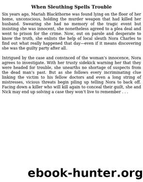 When Sleuthing Spells Trouble by T. C. LoTempio