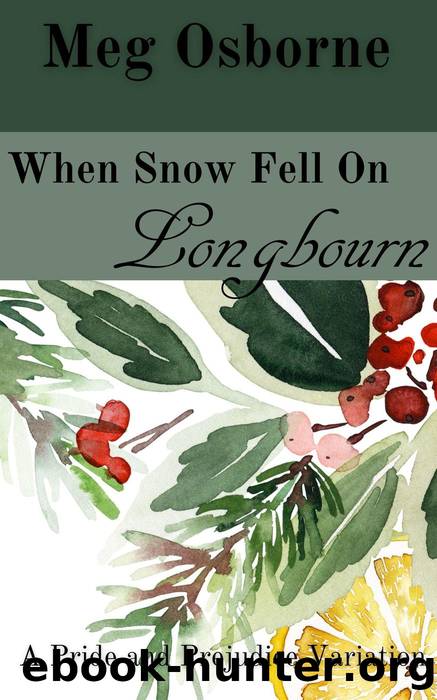 When Snow Fell on Longbourn (A Festive Pride and Prejudice Variation, #9) by Meg Osborne